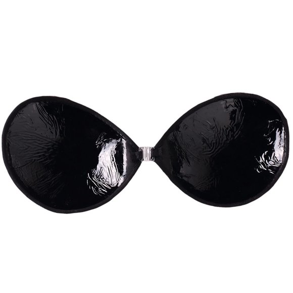 Sequin Adhesive Bra Strapless Backless Black - Picture 2 of 5
